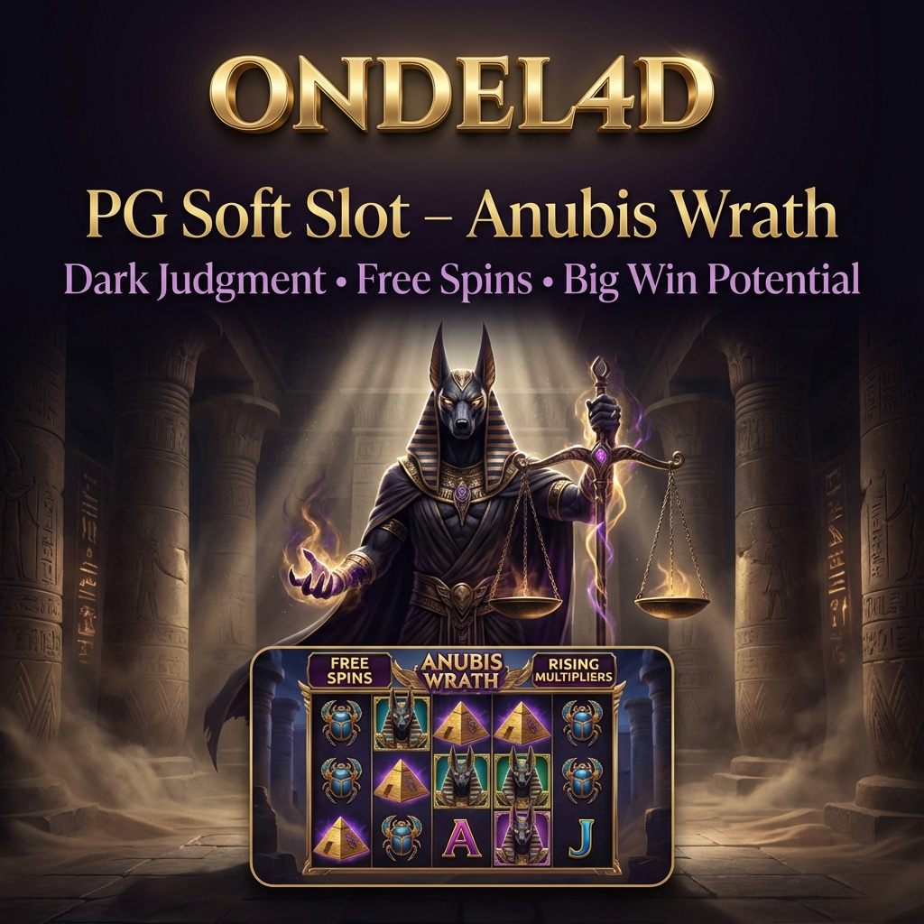 Slot PG Soft Anubis Wrath di ONDEL4D: Amarah Dewa Kematian yang Menghasilkan